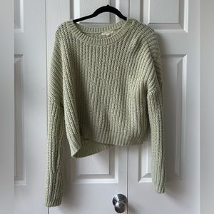PacSun | L.A. Hearts Light Green Cropped Sweater size SMALL